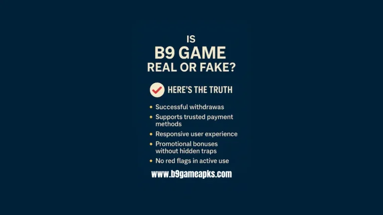 B9 Game Real or Fake